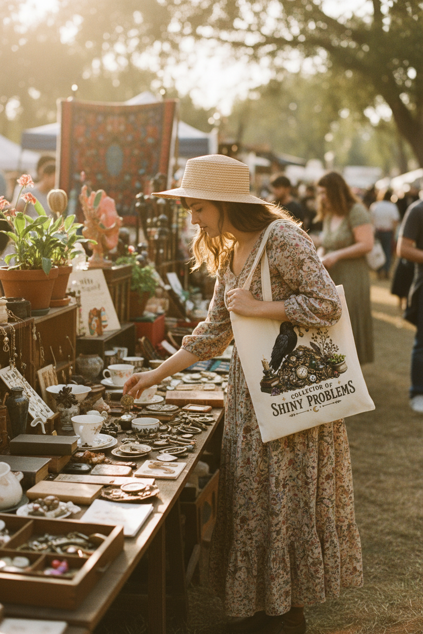 Collector of Shiny Problems - Thrift Market Lifestyle