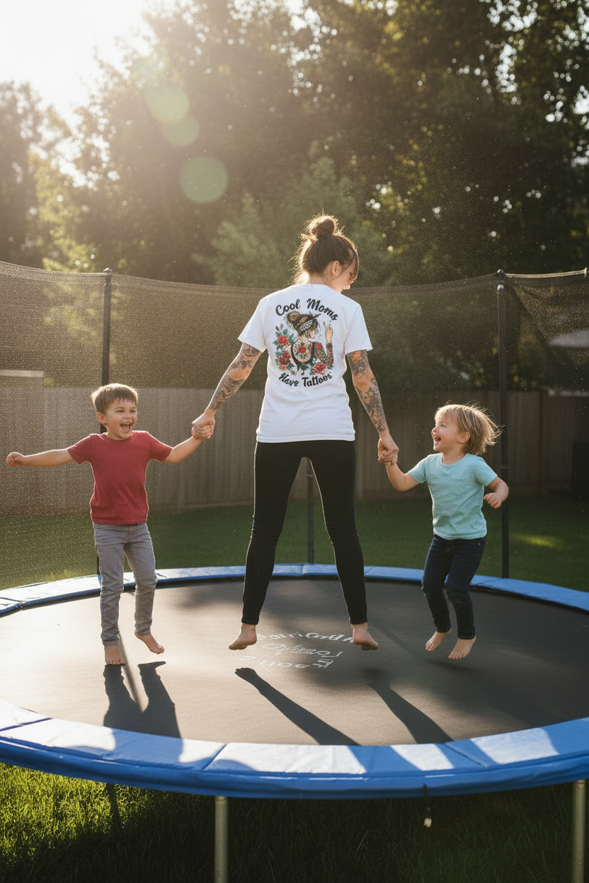 Cool Moms Have Tattoos - Natural Jump