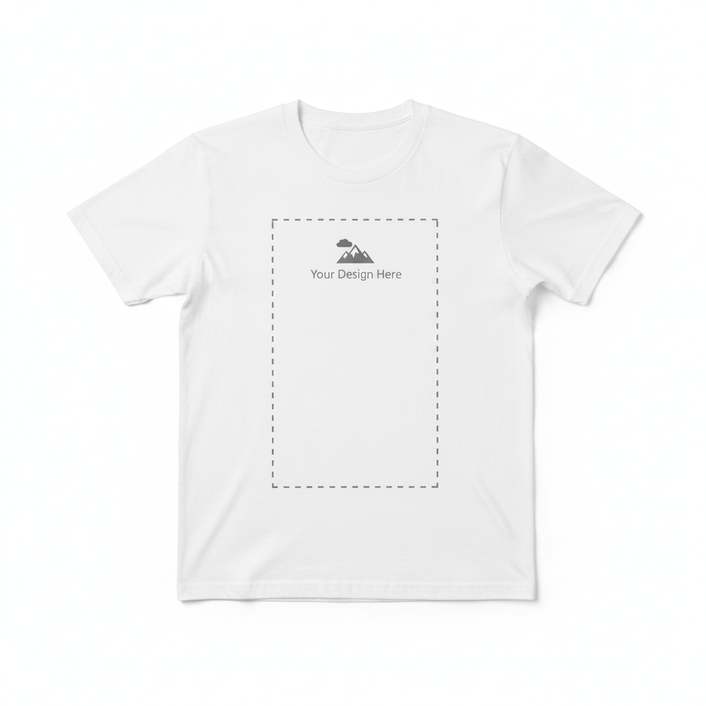 Custom Press - White Shirt Full Front Tall