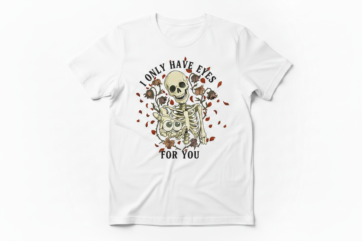 I Only Have Eyes For You - White Tee