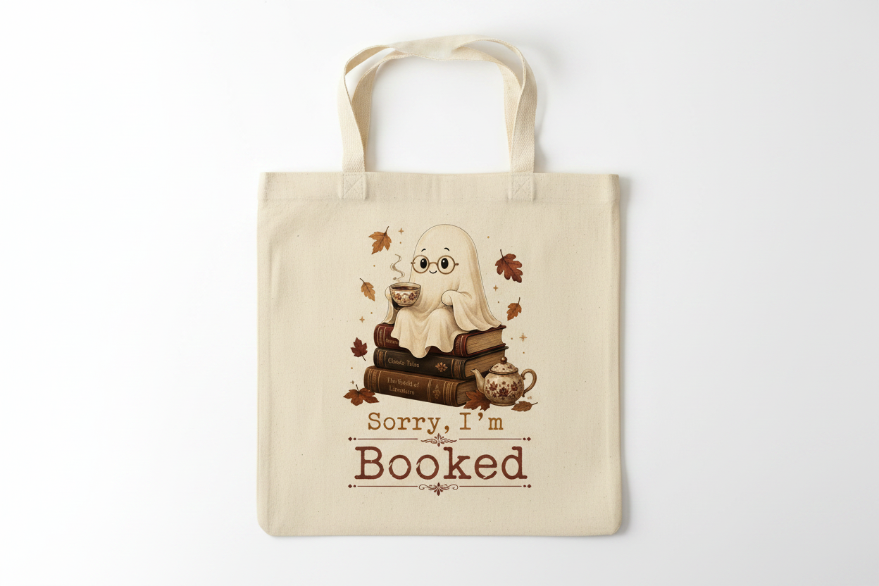 Sorry I'm Booked - Canvas Tote Bag